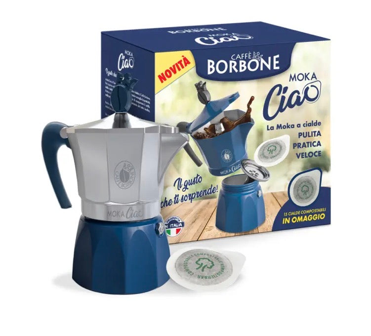 MOKA CIAO CAFFÈ BORBONE 15 CIALDE OMAGGIO IN SUPER OFFERTA