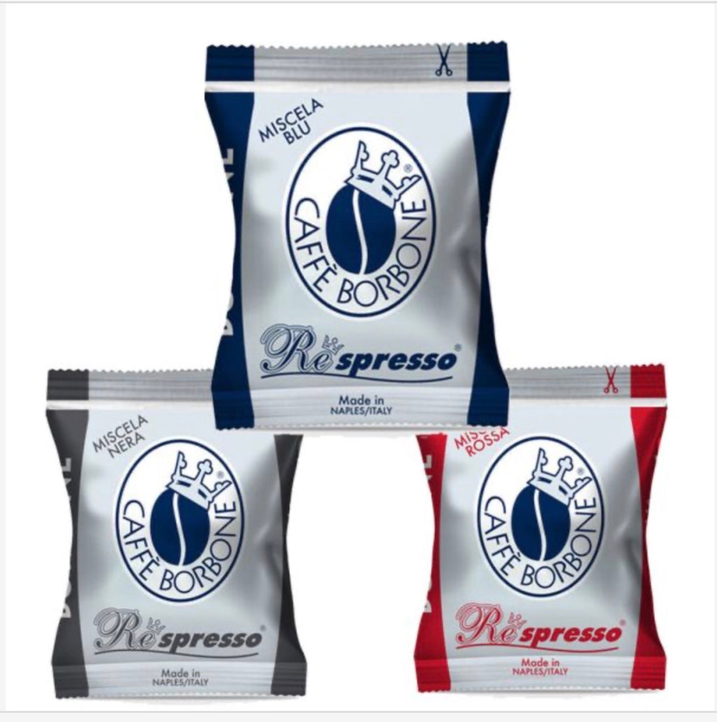 !!!OFFERTA A TEMPO!!! 300 CAPSULE BORBONE BLU/ROSSA/NERA 59.90FR-