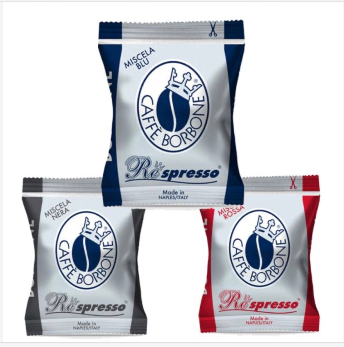 !!!OFFERTA A TEMPO!!! 300 CAPSULE BORBONE BLU/ROSSA/NERA 59.90FR-