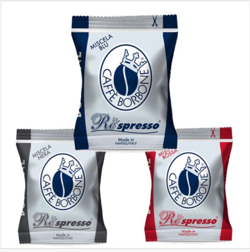 !!!OFFERTA A TEMPO!!! 300 CAPSULE BORBONE BLU/ROSSA/NERA 59.90FR-